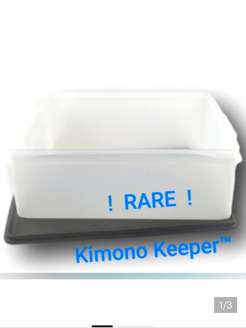 TUPPERWARE®: Rare/HTF Kimono Keeper™ oversized storage box